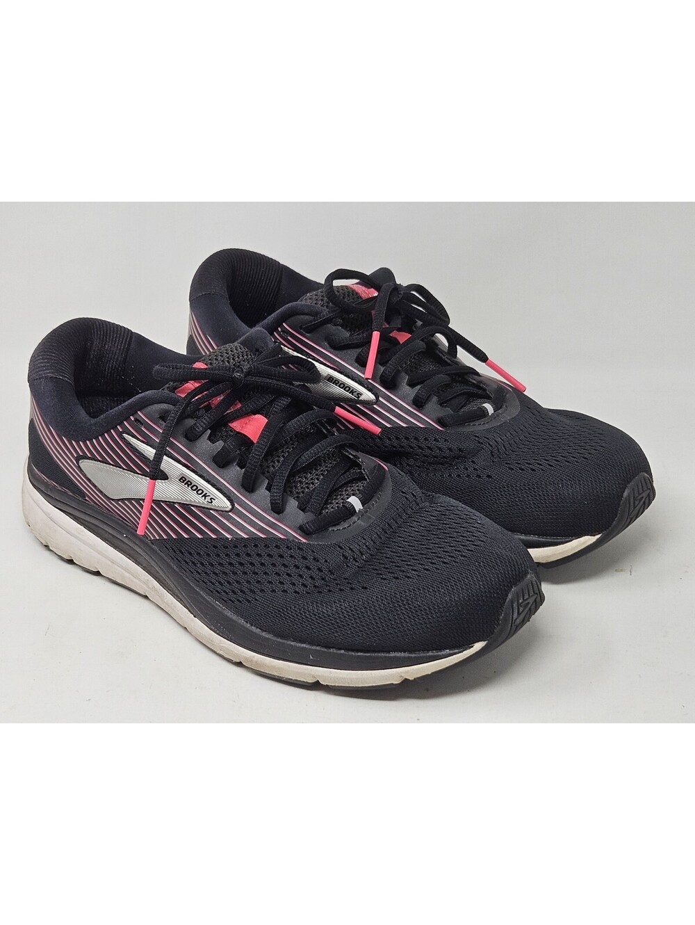 Brooks Shoes Womens 11 Black Addiction 14 Running Athletic Comfort Shoes Sneaker